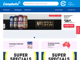 'campbells.com.au' screenshot