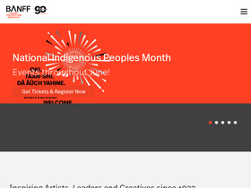 'banffcentre.ca' screenshot