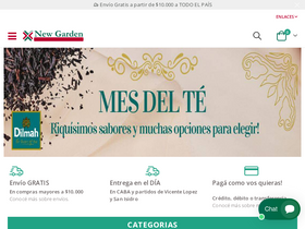 'newgarden.com.ar' screenshot