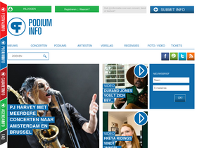 'podiuminfo.nl' screenshot