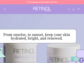 retinolbyrobanda.com homepage screenshot