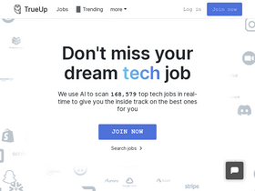 'trueup.io' screenshot