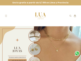LUA JOYAS website screenshot