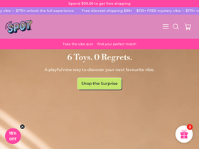 thatsthespot.com.au homepage screenshot