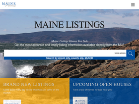 'mainelistings.com' screenshot