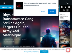 'thecyberexpress.com' screenshot