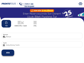 'prontotour.com' screenshot