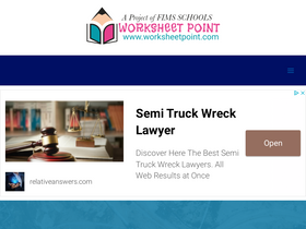 'worksheetpoint.com' screenshot