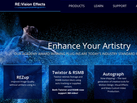 'revisionfx.com' screenshot