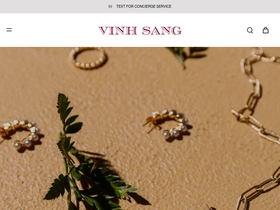 Vinh Sang Jewelry homepage screenshot