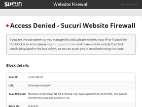 'birminghamal.gov' screenshot