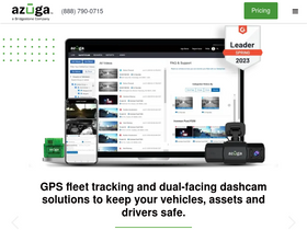 'azuga.com' screenshot
