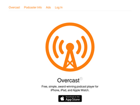 'overcast.fm' screenshot