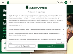 'mundoanimalia.com' screenshot