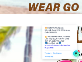 OQ Hair website screenshot