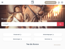 'pferde.de' screenshot