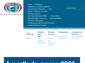'migracion.go.cr' screenshot