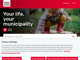 'localcities.ch' screenshot