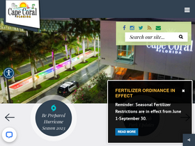 'capecoral.net' screenshot