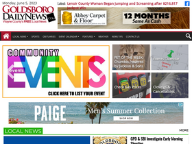 'goldsborodailynews.com' screenshot