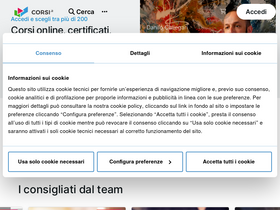 'corsi.it' screenshot