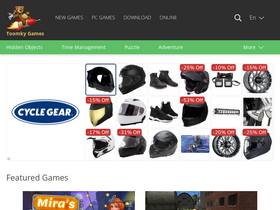 'toomkygames.com' screenshot