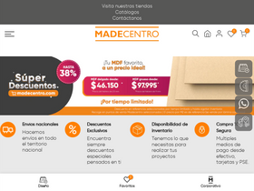 'madecentro.com' screenshot