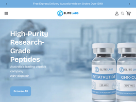 Elitelabsau homepage screenshot