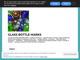 'glassbottlemarks.com' screenshot