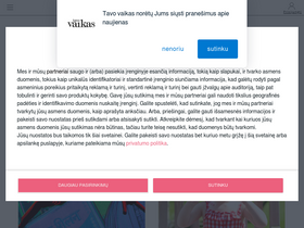 'tavovaikas.lt' screenshot