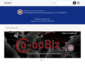'cda.gov.ph' screenshot