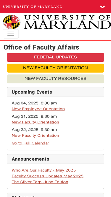 faculty.umd.edu