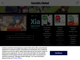 'genshin.global' screenshot
