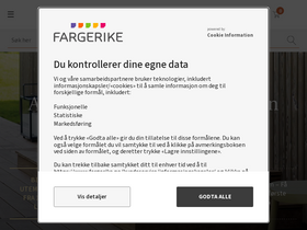 'fargerike.no' screenshot