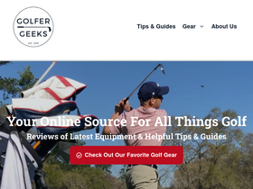 'golfergeeks.com' screenshot