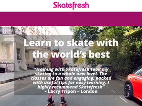 'skatefresh.com' screenshot