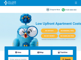 'villagehouse.jp' screenshot