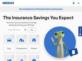 'ecams.geico.com' screenshot