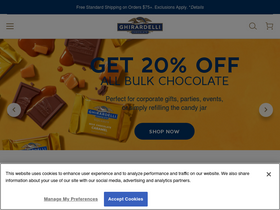 'ghirardelli.com' screenshot