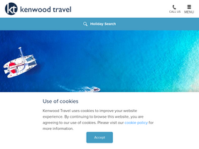'kenwoodtravel.co.uk' screenshot