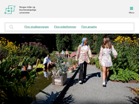 'nmbu.no' screenshot