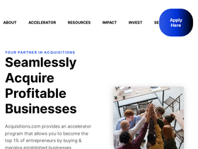 'acquisitions.com' screenshot