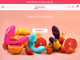 Tracy's Dog (EU) website screenshot