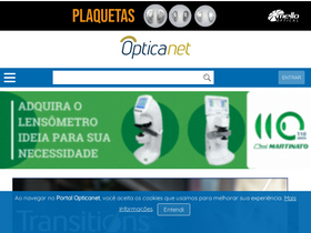 'opticanet.com.br' screenshot