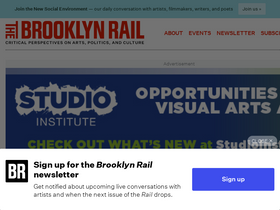 'brooklynrail.org' screenshot