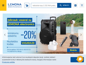 'lemona.lt' screenshot