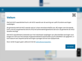 'wozwaardeloket.nl' screenshot