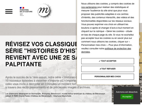 'grandpalais.fr' screenshot