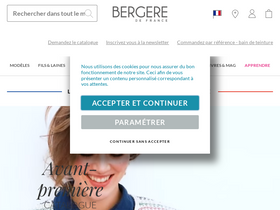 'bergeredefrance.fr' screenshot