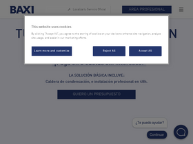 'baxi.es' screenshot